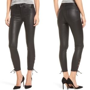 HUDSON Nix Lambskin Leather Pants SZ 28